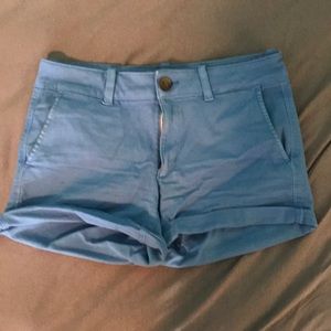 midi super stretch periwinkle american eagle short